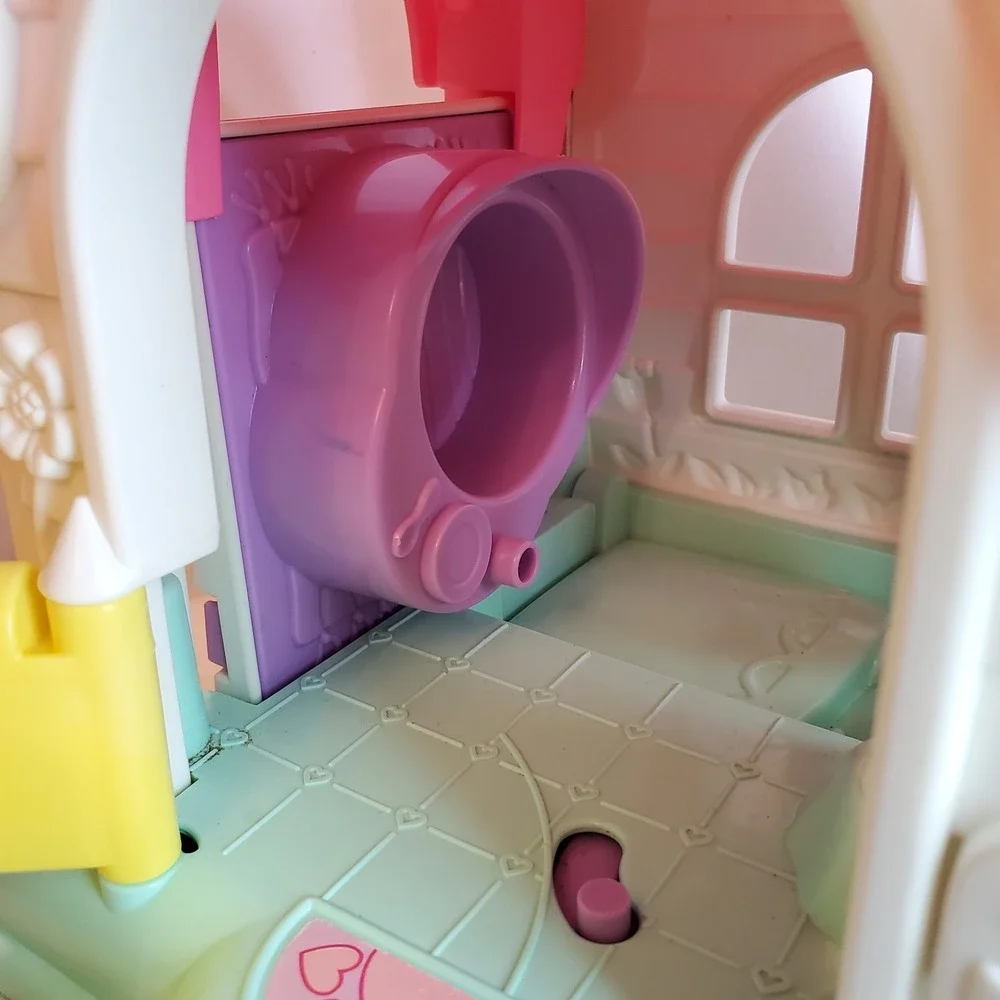 Rare Playskool‎ 1990 Lil Dollhouse Vintage Pink Purple